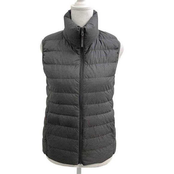 Uniqlo Quilted Down Vest Lightweight Full Zip Puffer Packable Gray size XS - Picture 1 of 6